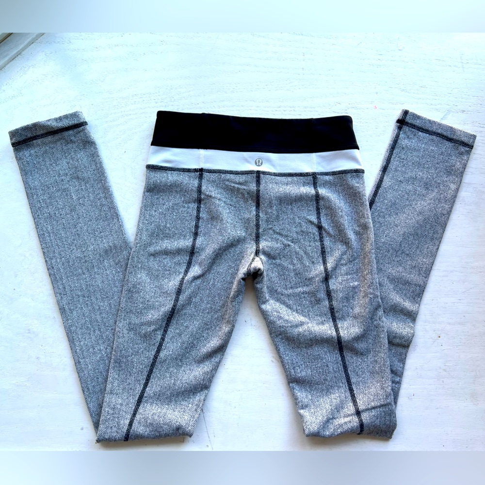 Lululemon Herringbone Wunder Unders Color Block L… - image 1